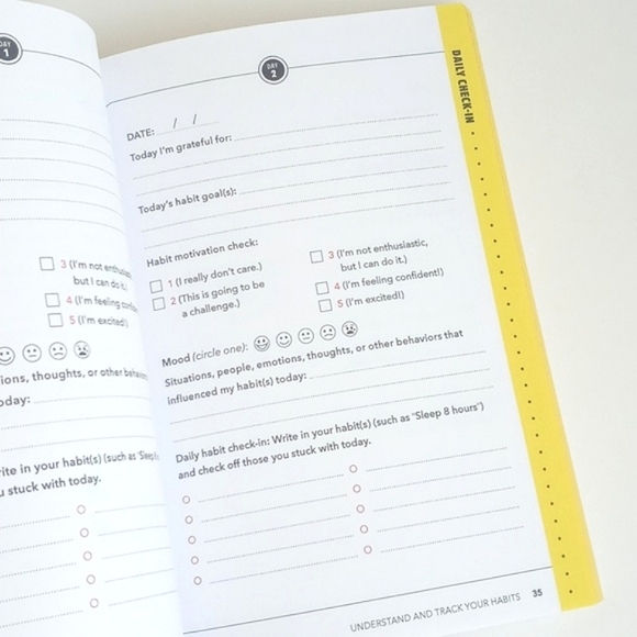 Habits 12 Week Journal To Change Your Habits Achieve Goals Book Dr Hayden Finch - Picture 10 of 14